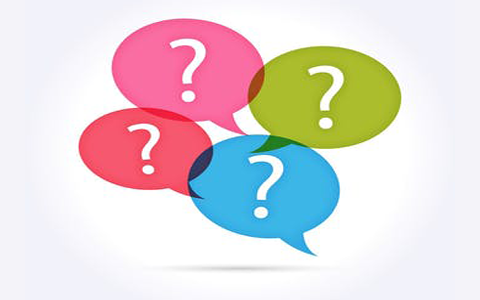 speaking icons with question marks